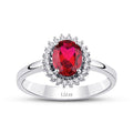 1,87 ct. Diamant Rubin Ring