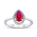 1,44 ct. Diamant Rubin Ring