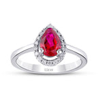 1,44 ct. Diamant Rubin Ring