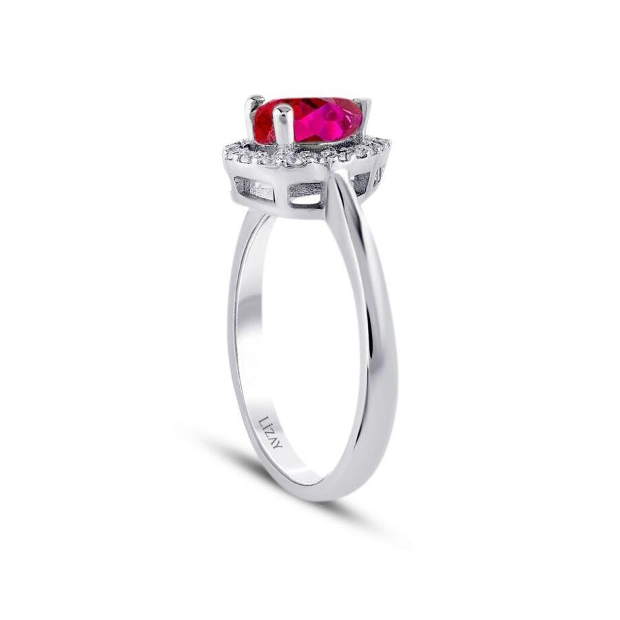 1,44 ct. Diamant Rubin Ring