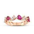 0,95 ct. Diamant Rubin Ring