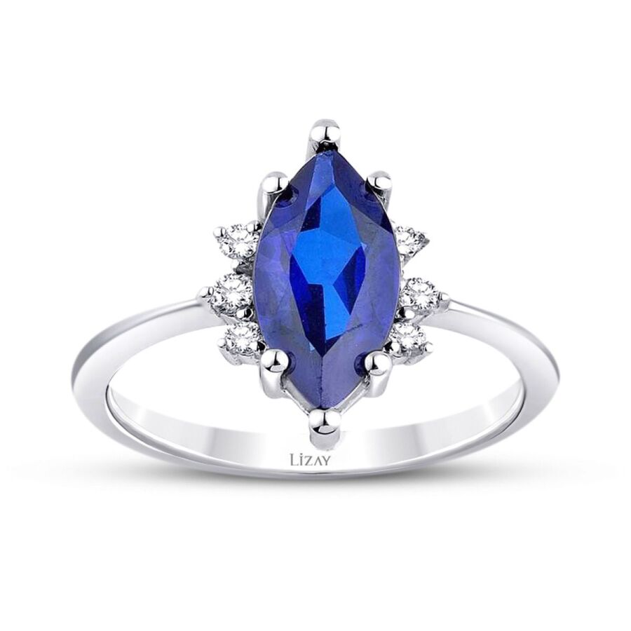 2.02 ct. Diamant Saphir Ring