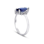 2.02 ct. Diamant Saphir Ring