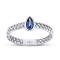 0,25 ct. Saphir Ring
