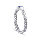 0,25 ct. Saphir Ring