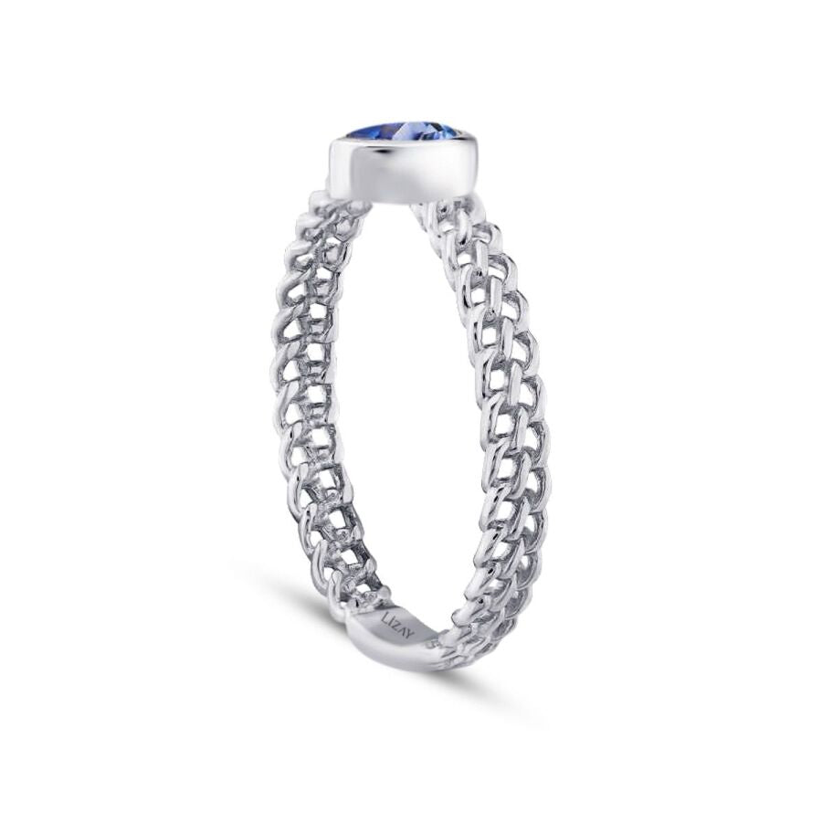 0,25 ct. Saphir Ring