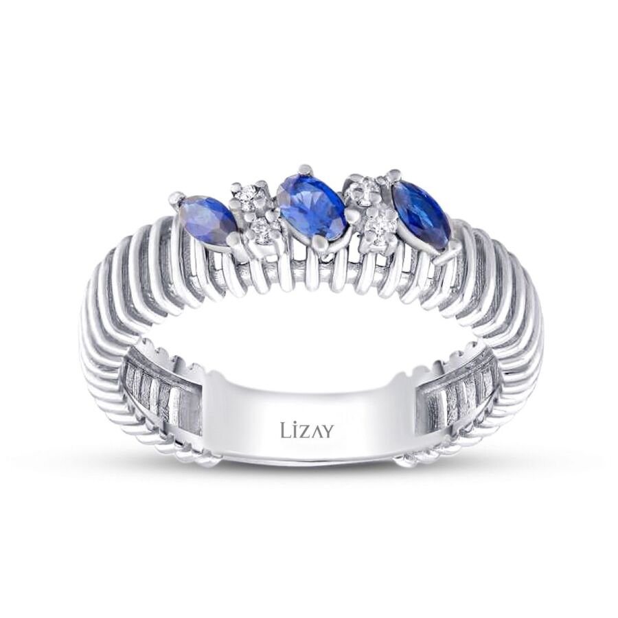 0.33 ct. Diamant Saphir Ring