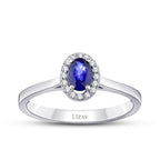0,31 ct. Diamant Saphir Ring
