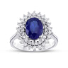 2,23 ct. Diamant Saphir Ring