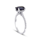 2,56 ct. Diamant Saphir Ring