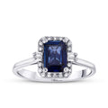 1,15 ct. Diamant Saphir Ring