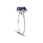 1,15 ct. Diamant Saphir Ring