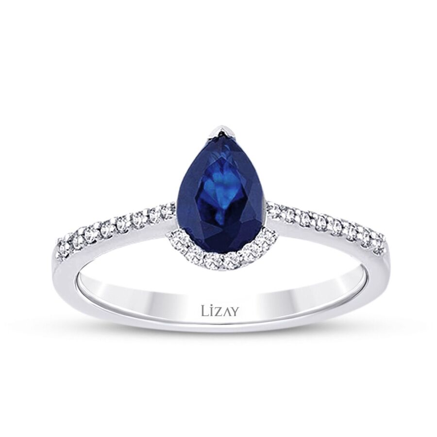 1.19 ct. Diamant Saphir Ring