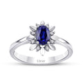 1,12 ct. Diamant Saphir Ring