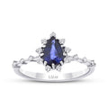 0.94 ct. Diamant Saphir Ring