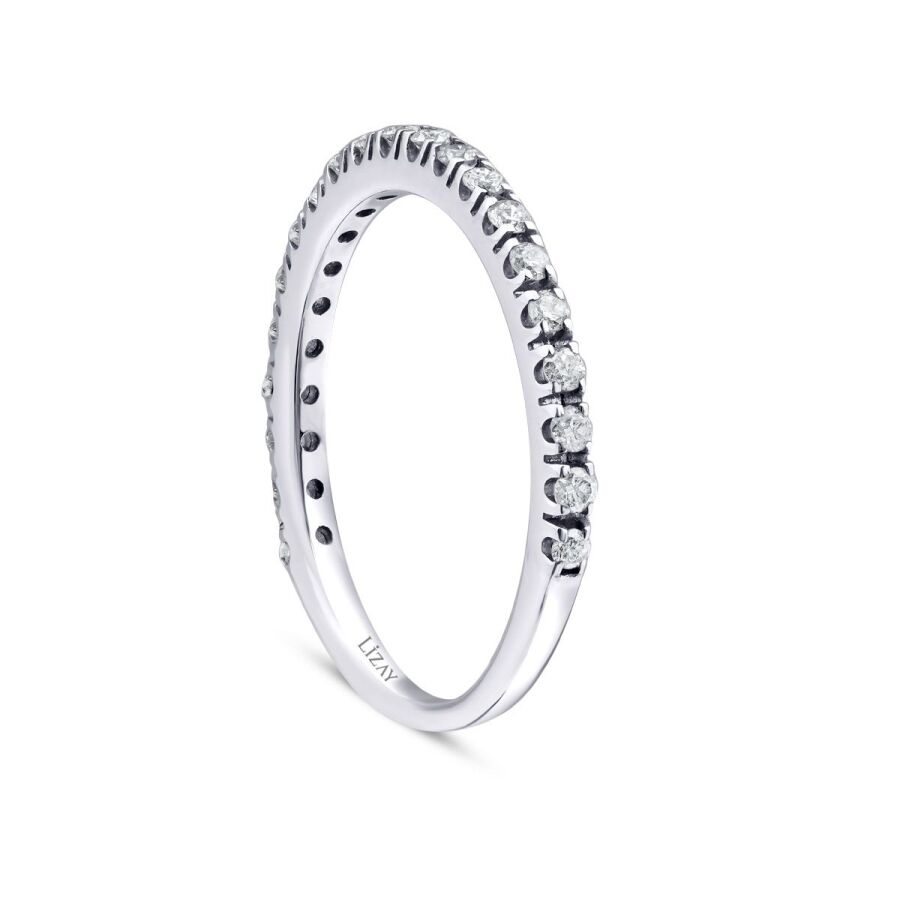 0.51 ct. Diamant Halb-Eternity Ring