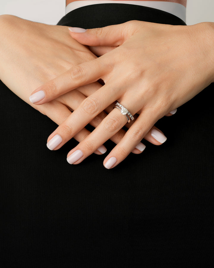 1,25 ct. Diamant Memoire-Ring