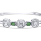 1,68 ct. Diamant Baguette Smaragd Armreif
