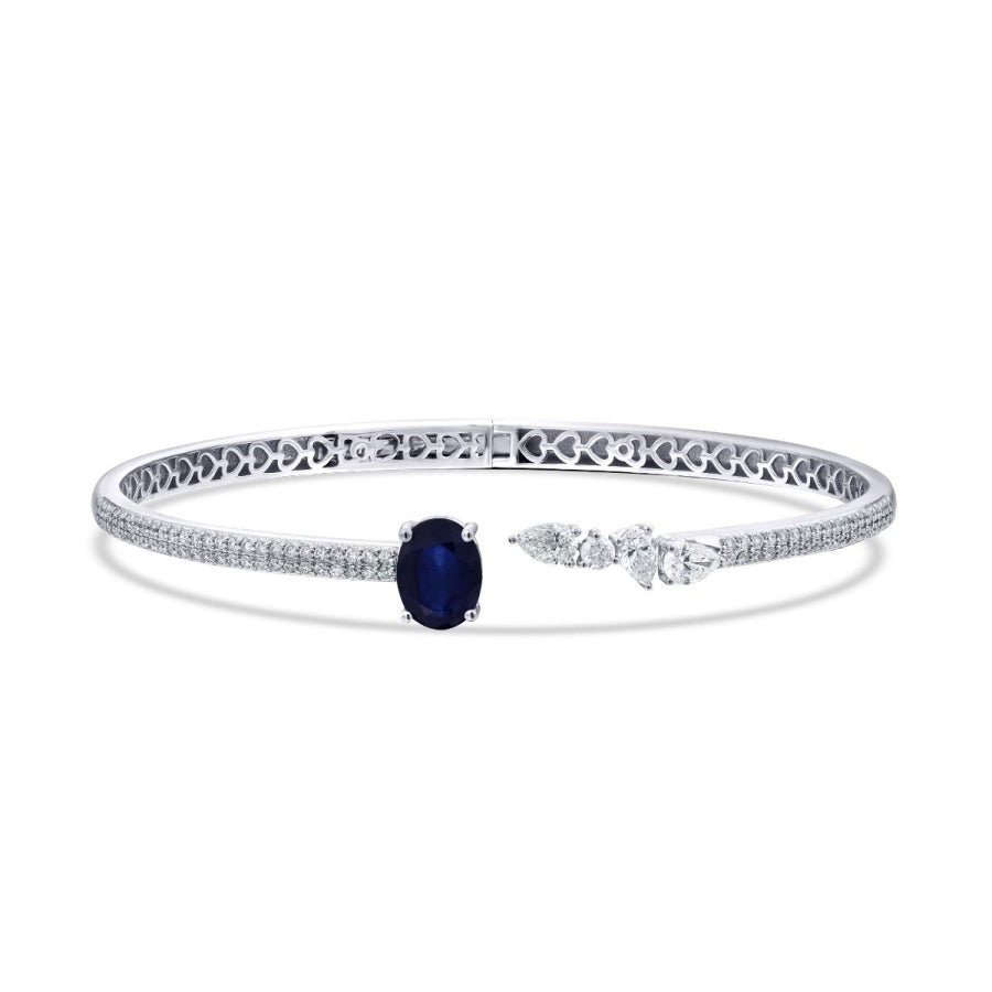 2.63 ct. Diamant Saphir Armreif