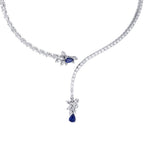 9,71 ct. Diamant Saphir Collier