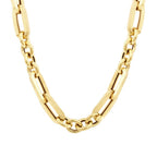 Paperclip-Halskette aus Gold