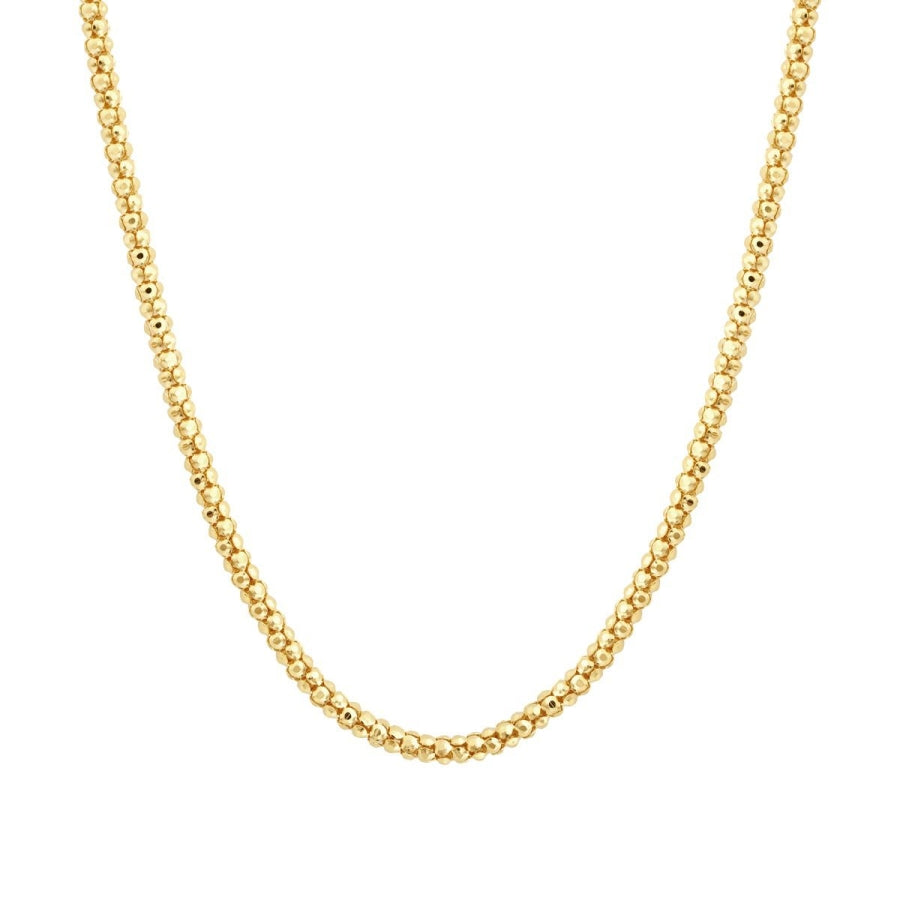 Kugelkette-Halskette aus Gold