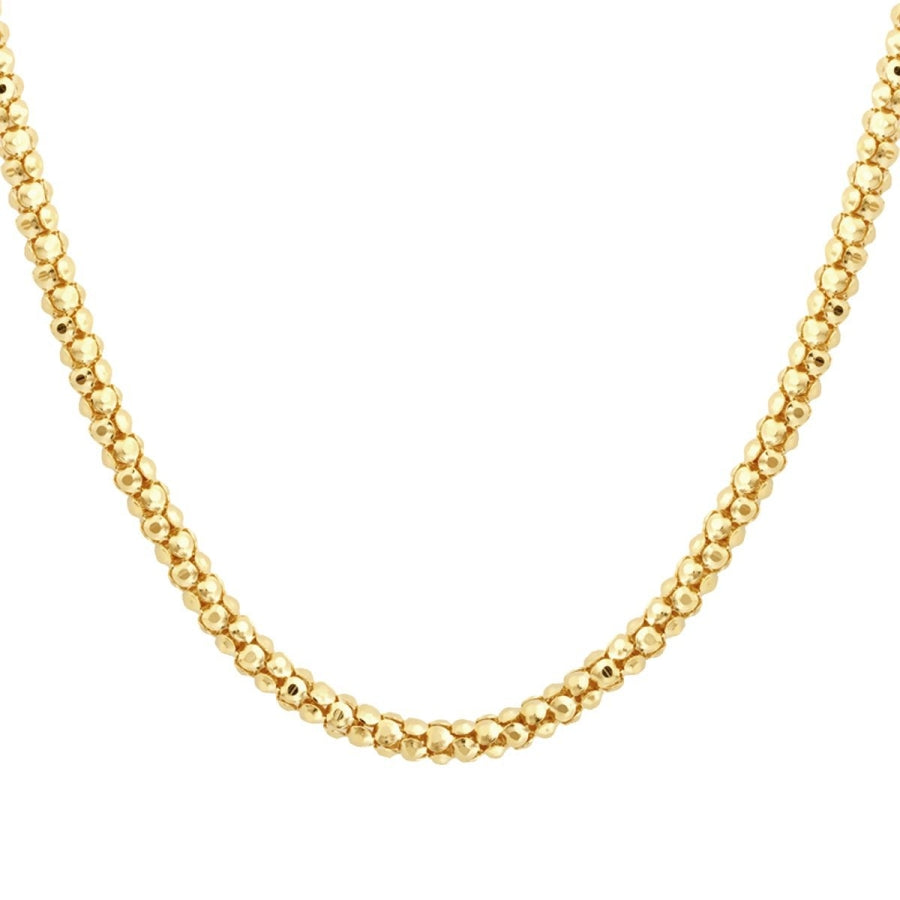 Kugelkette-Halskette aus Gold
