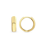 Design-Creolenohrring aus Gold