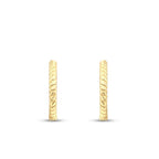 Twist-Creolen aus Gold