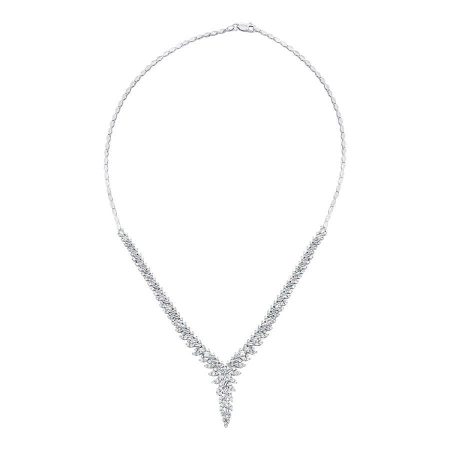 Elegantes Baguette-Collier aus Gold