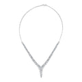 Elegantes Baguette-Collier aus Gold