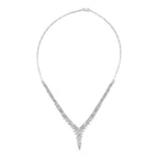 Elegantes Baguette-Collier aus Gold