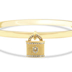Schloss-Armreif aus Gold
