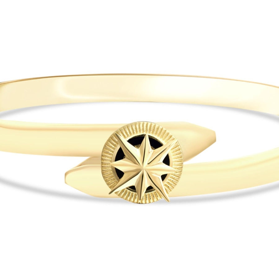 Nordstern-Armreif aus Gold