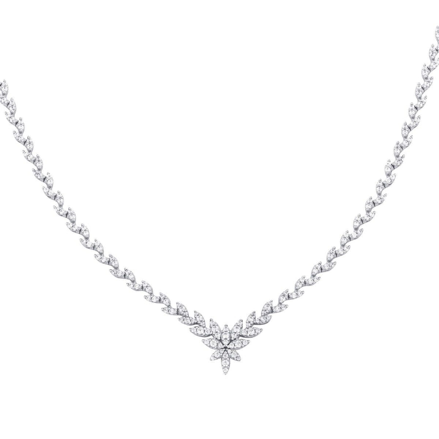 Blätter-Collier aus Gold