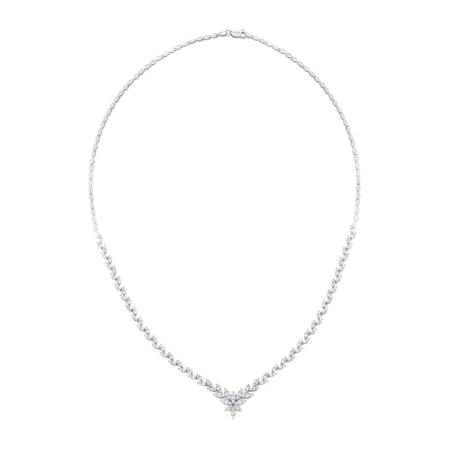 Blätter-Collier aus Gold