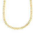 Mosaik-Collier aus Gold