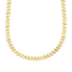 Mosaik-Collier aus Gold