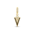 Dreieck-Charm aus Gold