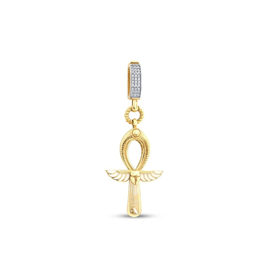 Mystic Ankh-Charm aus Gold