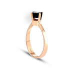 0,02 ct. Diamant Brillant Solitär Roségold Ring