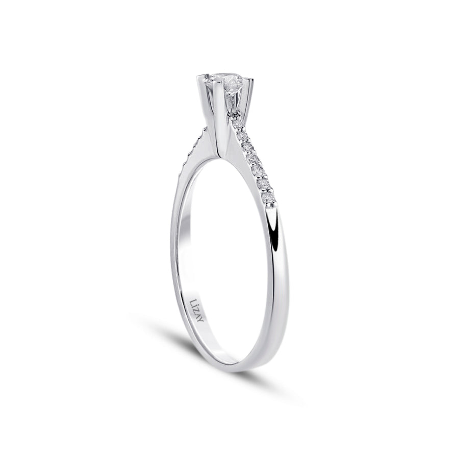 0,40 ct. Diamant Brillant Solitär Verlobungsring
