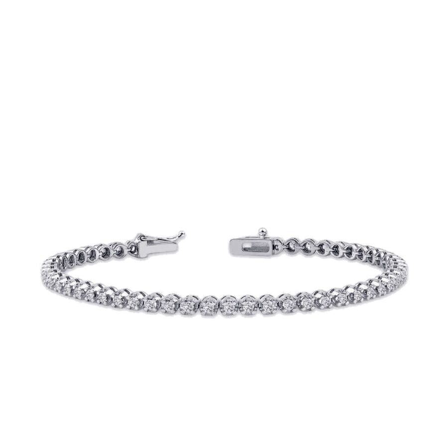 3.00 ct. Diamant Tennis Armband