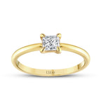 0,50 ct. Diamant Prinzessin Solitär Verlobungsring