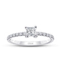 0,45 ct. Diamant Prinzessin Solitär Verlobungsring