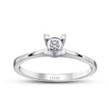 0,04 ct. Diamant Brillant Solitär Verlobungsring