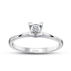 0,04 ct. Diamant Brillant Solitär Verlobungsring