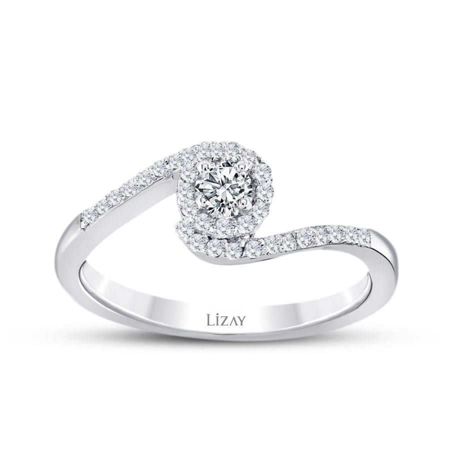 0,29 ct. Diamant Brillant Solitär Trend Verlobungsring