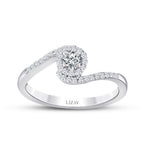 0,29 ct. Diamant Brillant Solitär Trend Verlobungsring