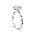 1.12 ct. Diamant Prinzessin Solitär Verlobungsring